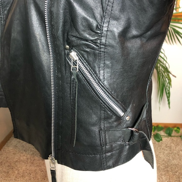 TOPSHOP Leather Jacket. Size XS - Picture 3 of 10